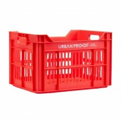 Caisse De Transport Vélo Plastique 100% Recyclé URBAN PROOF Rouge Homard