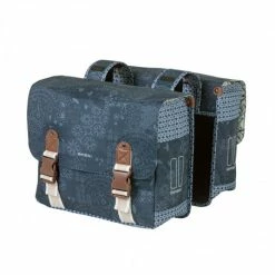 Double Sacoche Vélo BASIL BohÚme 35L Bleu Indigo