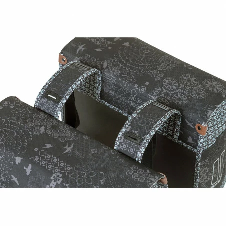 Double Sacoche Vélo BASIL Bohème 35L Gris – Image 6