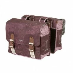 Double Sacoche Vélo BASIL BohÚme 35L Rouge Figue