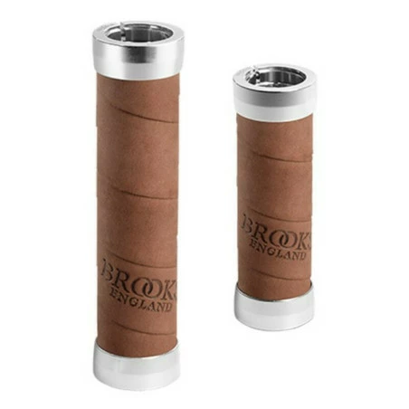 Poignées Brooks Slender Cuir Naturel 130 X 110 Mm, Aged