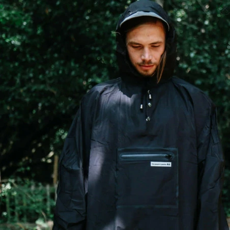 Poncho Pluie Urbain THE PEOPLE'S PONCHO 3.0 Noir – Image 3