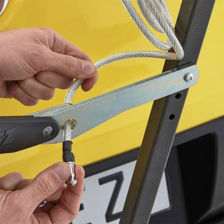 Porte Vélo Voiture Fixation Sur Attelage Suspendu MOTTEZ Jupiter 2 Vélos – Image 2