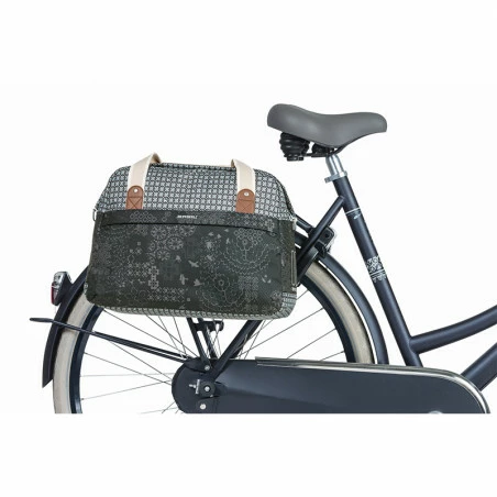 Sac Vélo + épaule BASIL Bohème Gris 18L – Image 6