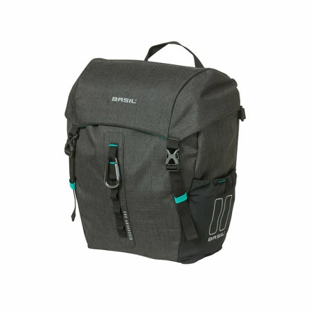 Sacoche Simple Vélo Basil Discovery 365D 9L Noir Mêlée