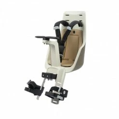 Siège Vélo Avant Bébé BOBIKE Exclusive Mini Beige Jusqu'à 15kg