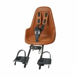 Siège Vélo Avant Bébé BOBIKE One Mini Choco Jusqu'à 15kg