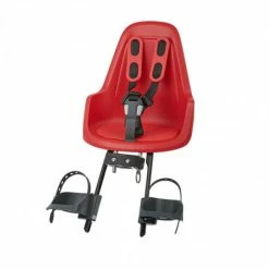 Siège Vélo Avant Bébé BOBIKE One Mini Rouge Jusqu'à 15kg