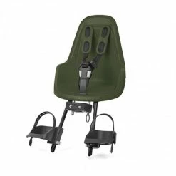 Siège Vélo Avant Bébé BOBIKE One Mini Vert Jusqu'à 15kg