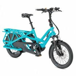 Vélo Cargo électrique Longtail TERN GSD S10 Bleu LR