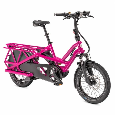 Vélo Cargo électrique Longtail TERN GSD S10 Dragon Fruit LR