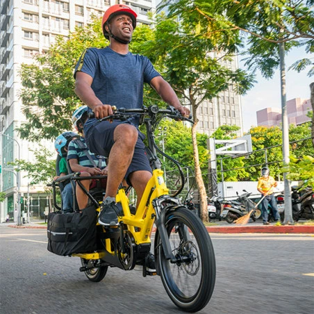 Vélo Cargo électrique Longtail TERN GSD S10 Jaune LR – Image 4