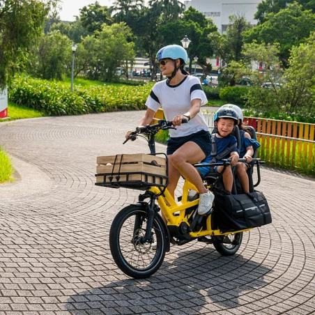 Vélo Cargo électrique Longtail TERN GSD S10 Jaune LR – Image 5