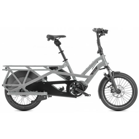 Vélo Cargo électrique Longtail TERN GSD S10 Rhino Grey LX