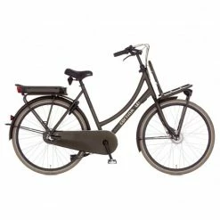 Vélo électrique Hollandais CORTINA E-U4 3v Vert 28" M/50 (de 1m65 à 1m77) Bas Jusqu'à 70km