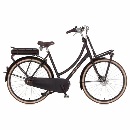 Vélo Hollandais électrique Ville CORTINA E-U4 8v Batterie 300Wh 28" M/50 (de 1m65 à 1m77) Bas Jusqu'à 140km
